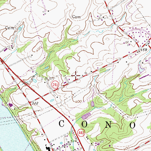 Topographic Map of Township of Conoy, PA