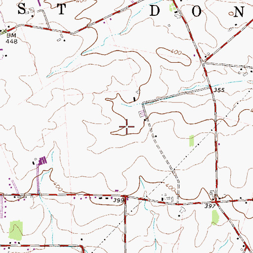 Topographic Map of Township of East Donegal, PA