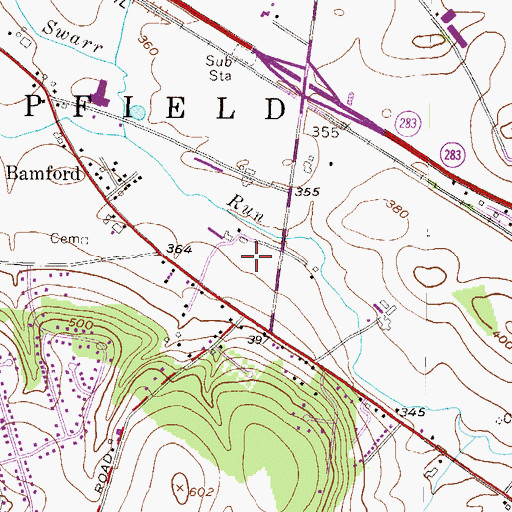 Topographic Map of Township of East Hempfield, PA