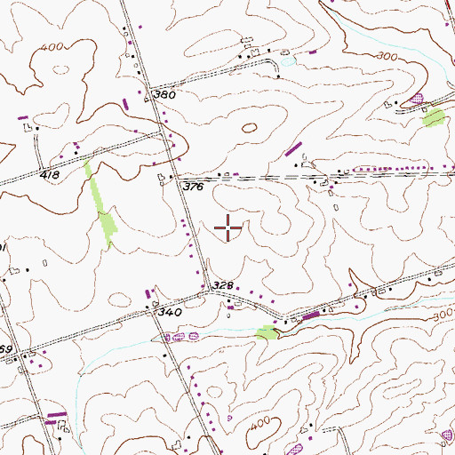 Topographic Map of Township of Manor, PA