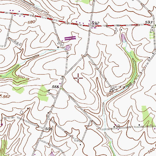 Topographic Map of Township of Rapho, PA