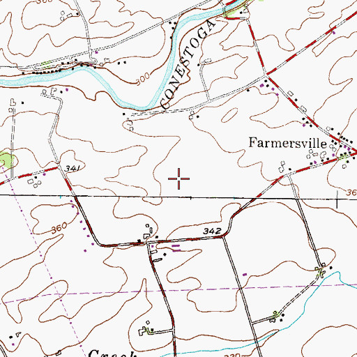 Topographic Map of Township of West Earl, PA