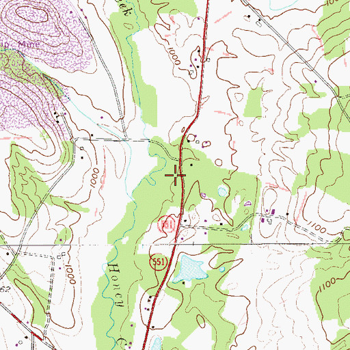 Topographic Map of Township of Little Beaver, PA