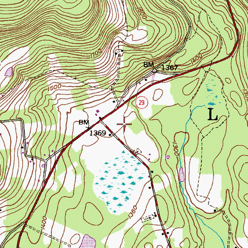 Topographic Map of Township of Lake, PA