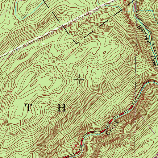 Topographic Map of Township of Plymouth, PA