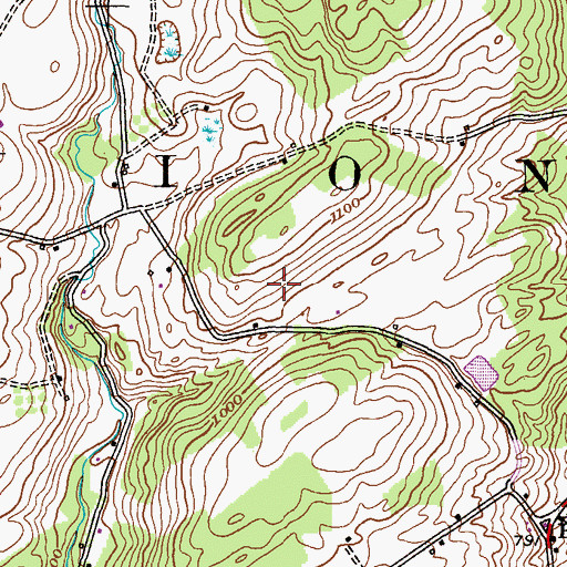 Topographic Map of Township of Union, PA