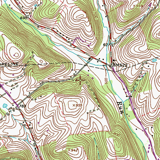 Topographic Map of Township of Loyalsock, PA