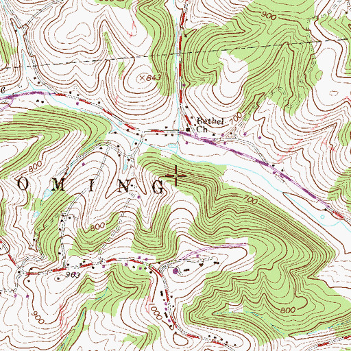 Topographic Map of Township of Old Lycoming, PA
