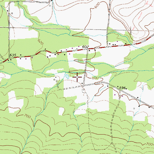 Topographic Map of Township of Washington, PA