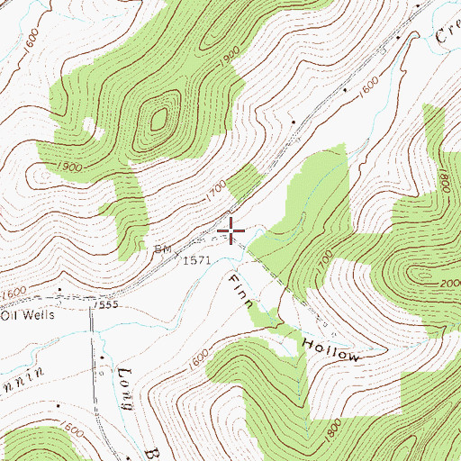 Topographic Map of Township of Annin, PA