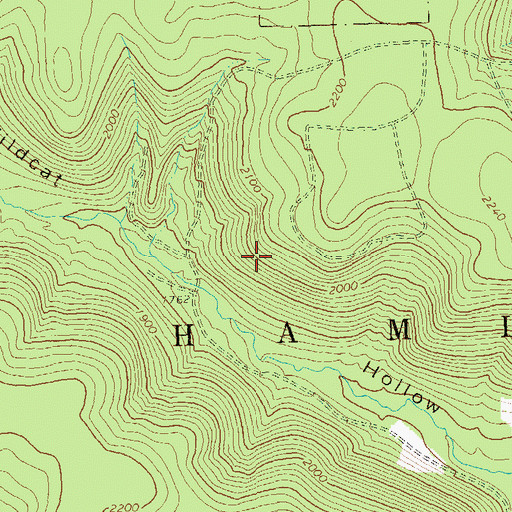 Topographic Map of Township of Hamlin, PA