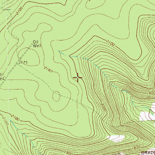 Topographic Map of Township of Keating, PA