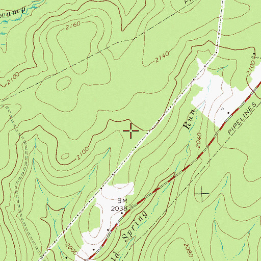 Topographic Map of Township of Sergeant, PA