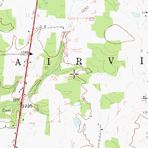 Topographic Map of Township of Fairview, PA