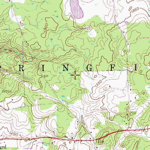 Topographic Map of Township of Springfield, PA