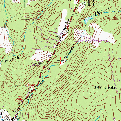 Topographic Map of Township of Barrett, PA