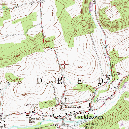 Topographic Map of Township of Eldred, PA