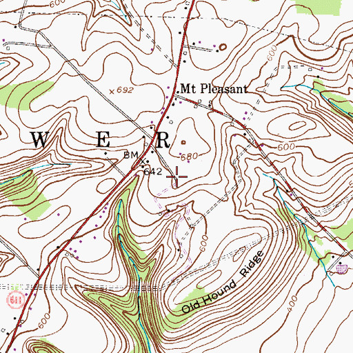 Topographic Map of Township of Lower Mount Bethel, PA