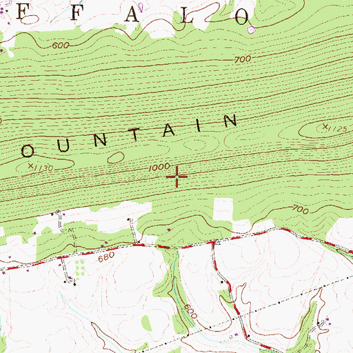 Topographic Map of Township of Buffalo, PA
