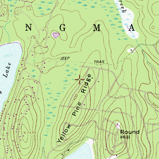 Topographic Map of Township of Dingman, PA