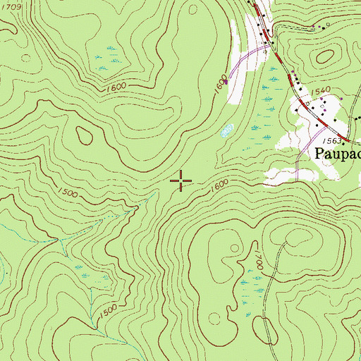 Topographic Map of Township of Palmyra, PA
