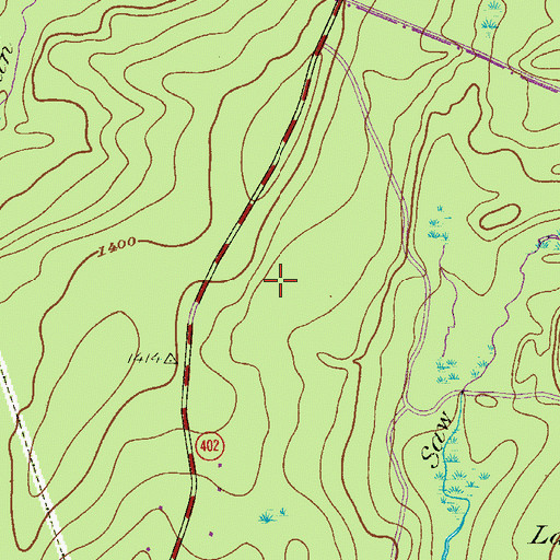 Topographic Map of Township of Porter, PA
