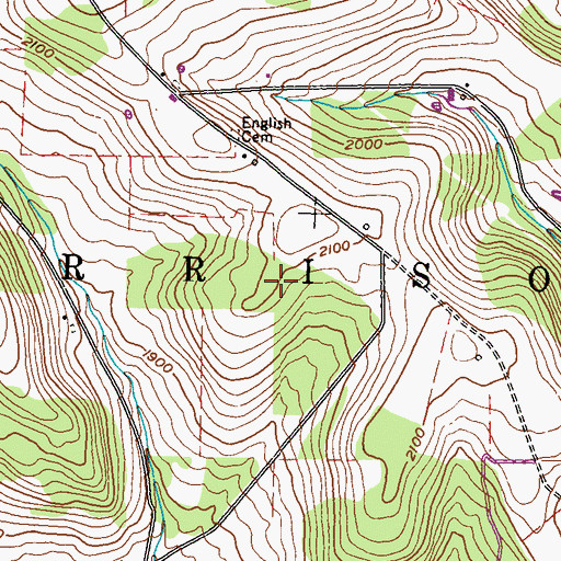 Topographic Map of Township of Harrison, PA