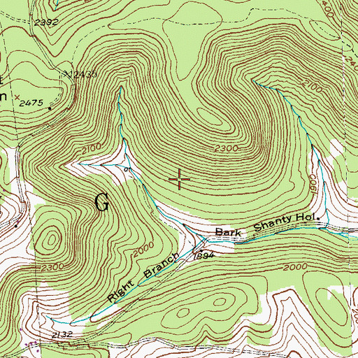 Topographic Map of Township of Keating, PA
