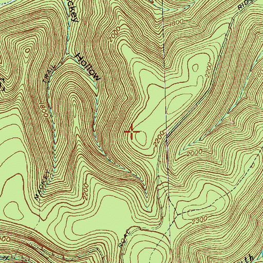 Topographic Map of Township of Portage, PA