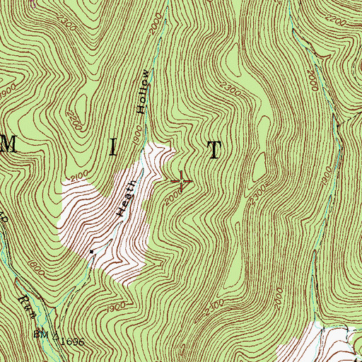 Topographic Map of Township of Summit, PA