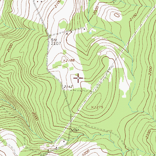 Topographic Map of Township of Addison, PA