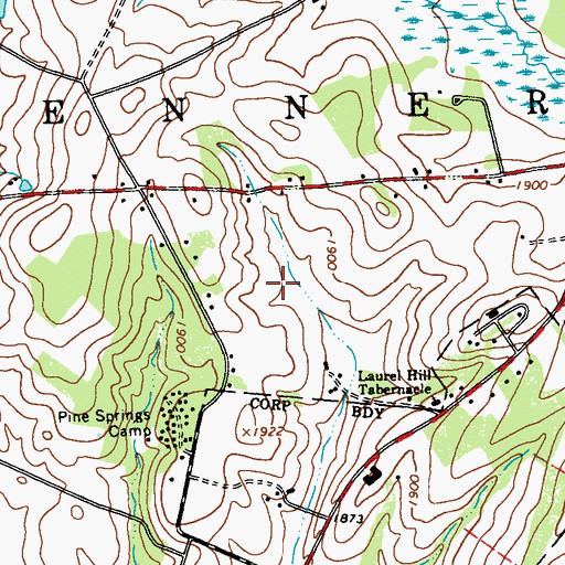 Topographic Map of Township of Jenner, PA
