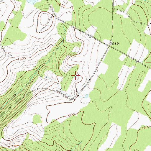 Topographic Map of Township of Elkland, PA
