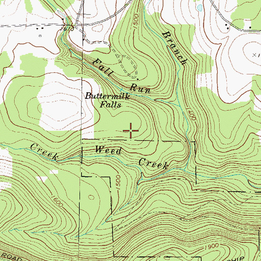 Topographic Map of Township of Fox, PA