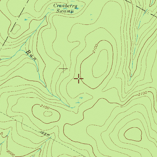 Topographic Map of Township of Laporte, PA