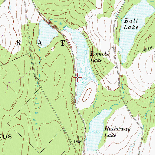 Topographic Map of Township of Ararat, PA