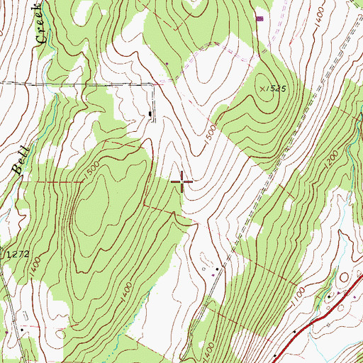 Topographic Map of Township of Gibson, PA