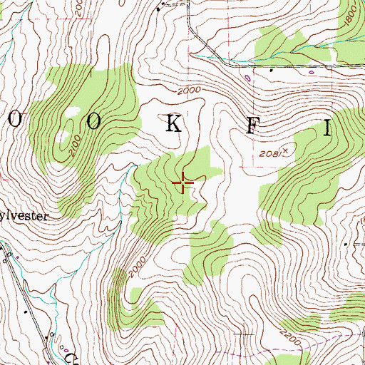 Topographic Map of Township of Brookfield, PA