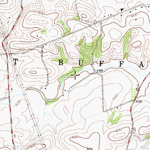 Topographic Map of Township of East Buffalo, PA