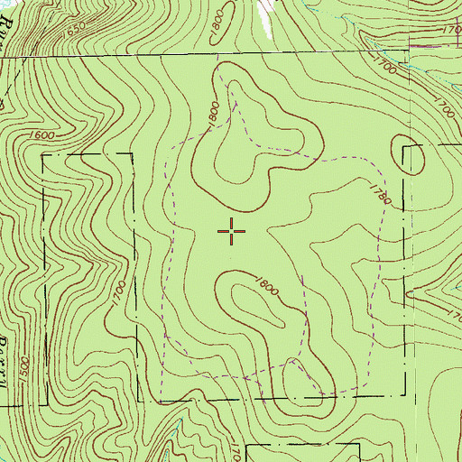 Topographic Map of Township of Deerfield, PA