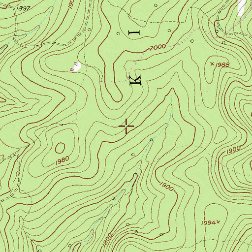 Topographic Map of Township of Kinzua (historical), PA
