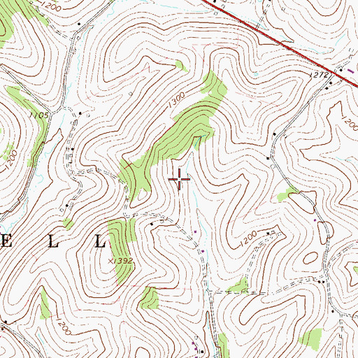 Topographic Map of Township of Hopewell, PA