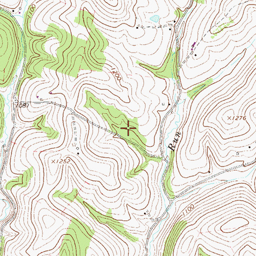 Topographic Map of Township of Independence, PA