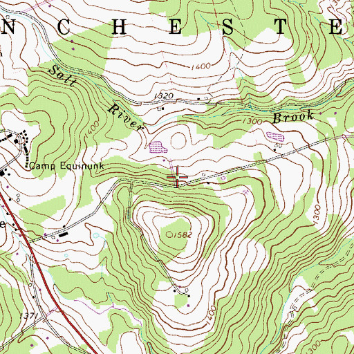 Topographic Map of Township of Manchester, PA
