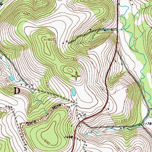 Topographic Map of Township of Fairfield, PA