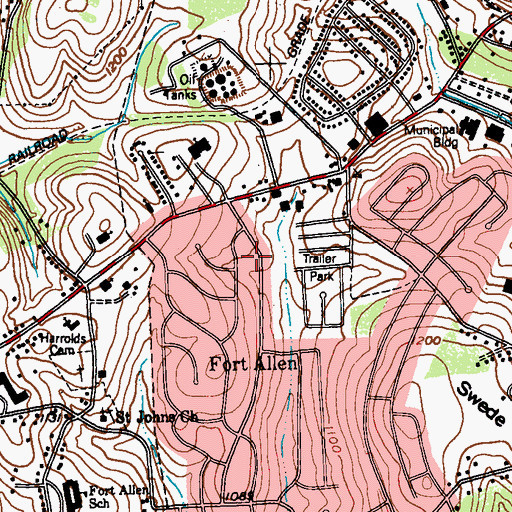 Topographic Map of Township of Hempfield, PA