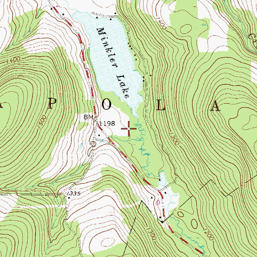 Topographic Map of Township of Apolacon, PA