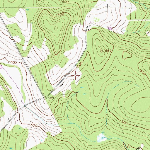 Topographic Map of Township of Buckingham, PA