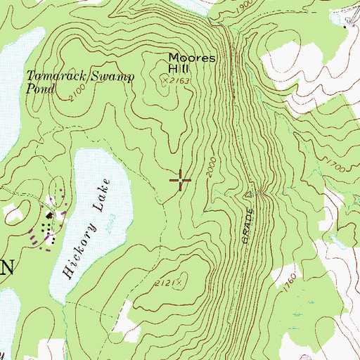Topographic Map of Township of Preston, PA