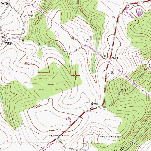 Topographic Map of Township of Chanceford, PA